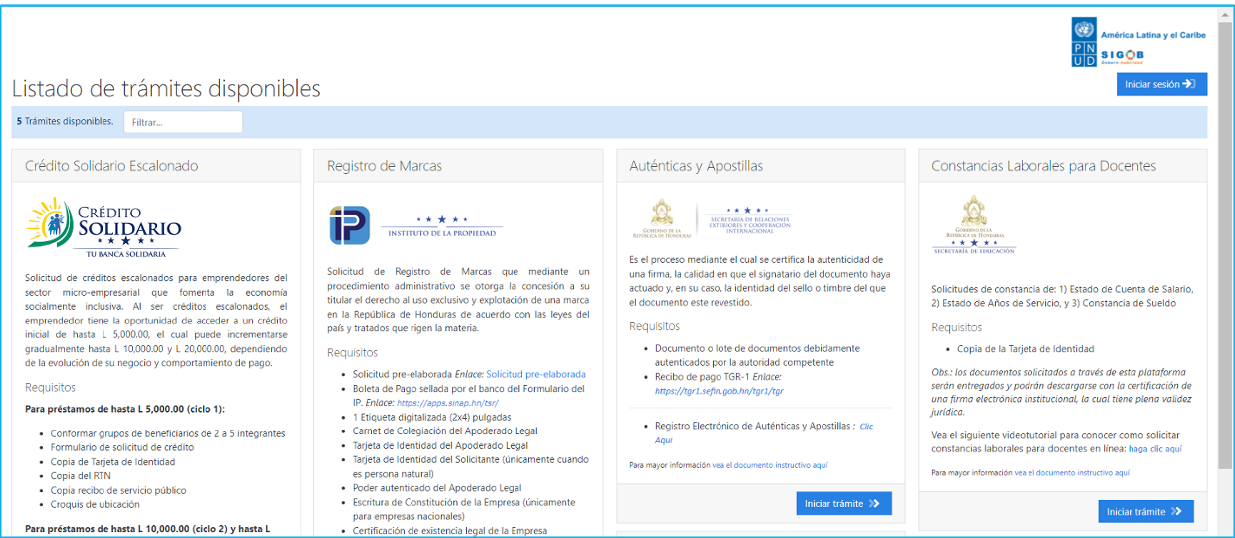 portal de servicios ciudadanos SOL